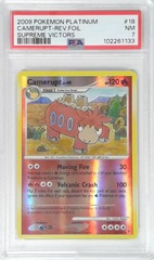 V1824: 2009: Camerupt: 18/147: Supreme Victors: Platinum: PSA: 7: NM: 102261133